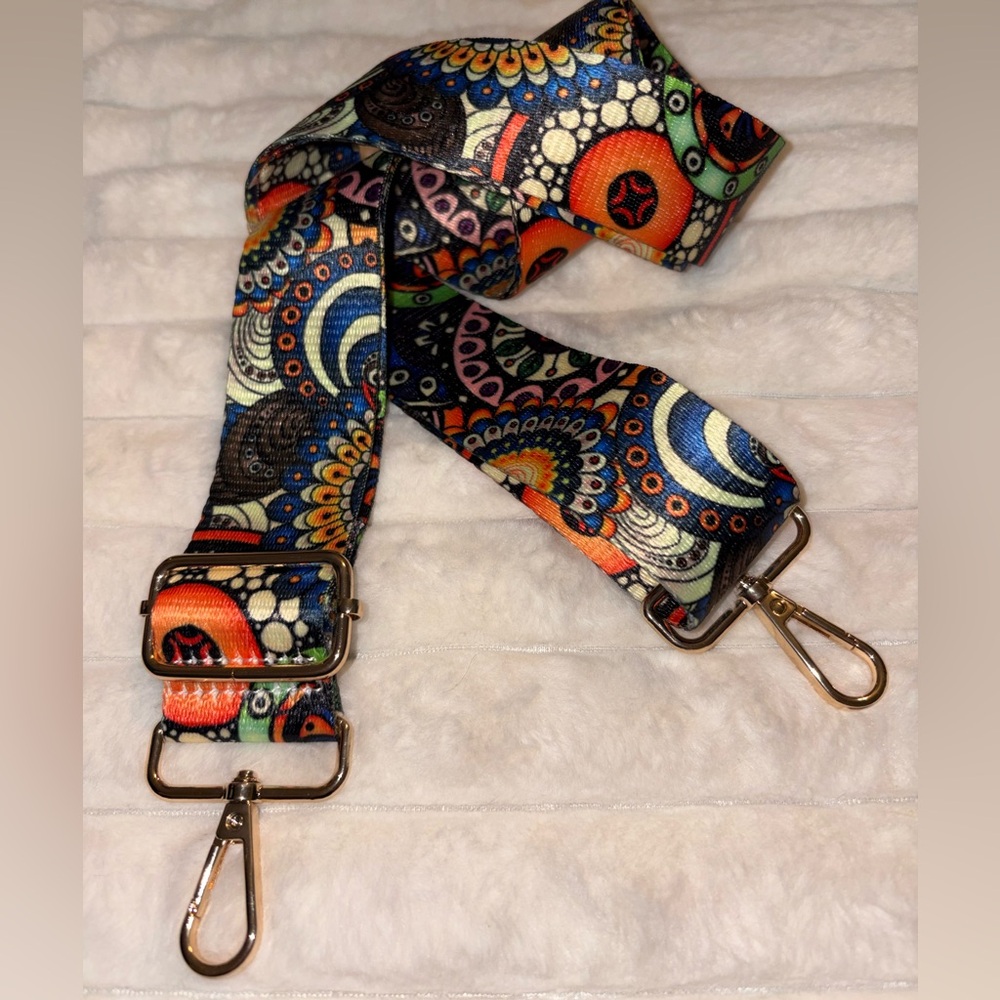 Guitar Handbag Colorful Patterned Bag Strap